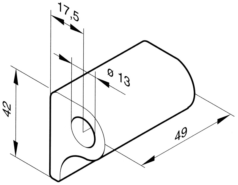 Scharnierlager Rapid H952I zum Anschweissen