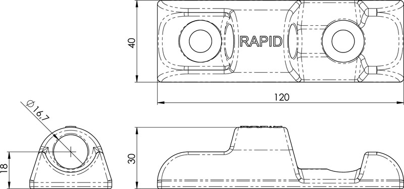 Scharnierlager Rapid TIR zum Anschweissen